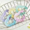 Acrylic Cartoon Keychain Holder Ins Style House Cute Love Shaped Decor For Bag Pendant Hook Diy Key Hanging
