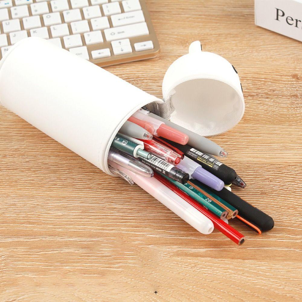 Cute Animal Cartoon Bear Pencil Case Silicone Stationery Box Portable Pencil Pouch Children Gifts