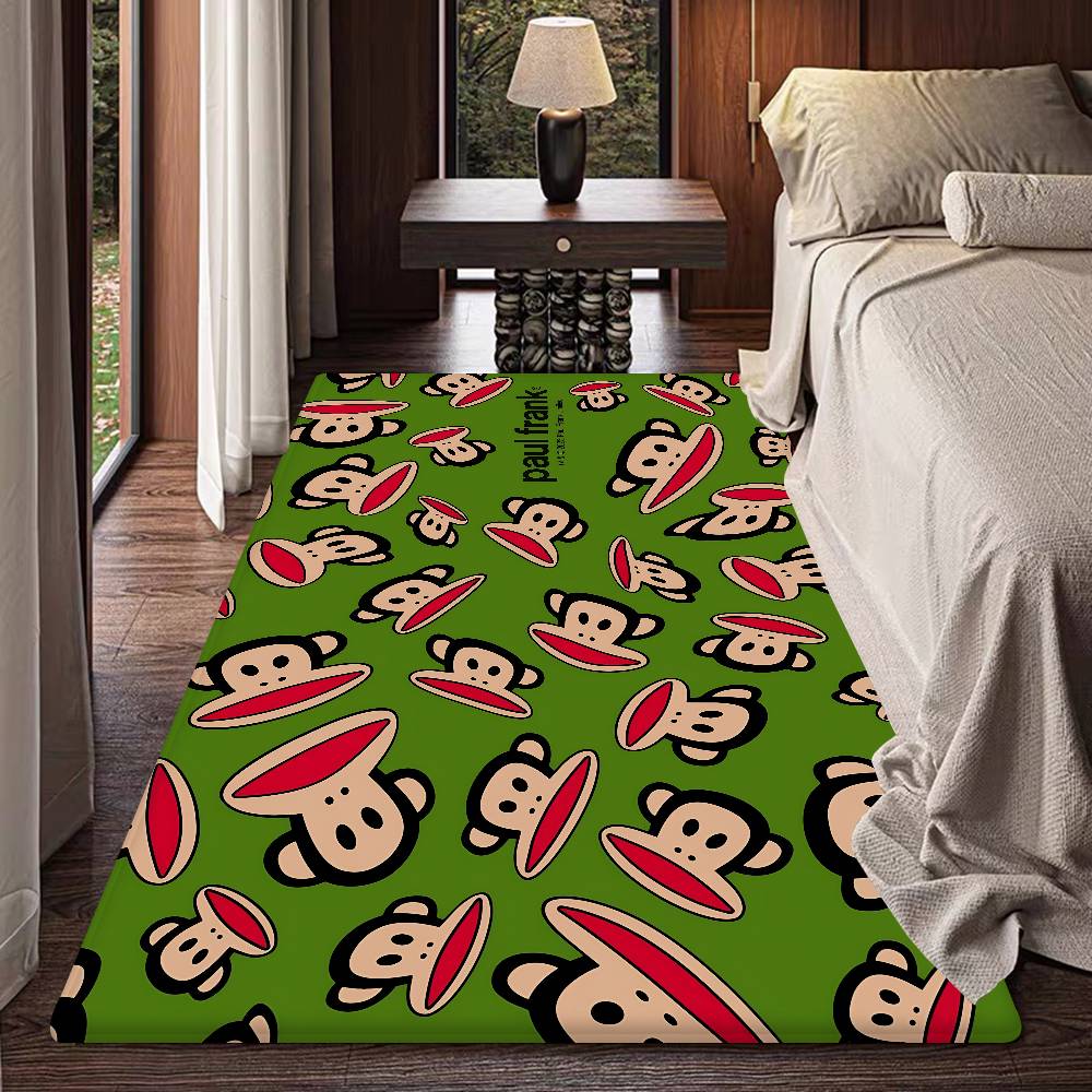 Модный Коврик для двери P-Paul Frank в скандинавском стиле для спальни, гостиной, прихожей, балкона дома, противоскользящий Alfombra
