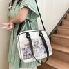 2025 Cartoon Large-capacity Handbag Multifunctional Transparent JK Uniform Bag Japanese College Style Versatile Crossbody Bag 2D Anime Shoulder Bag