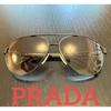 Б/у солнцезащитные очки PRADA каплевидные