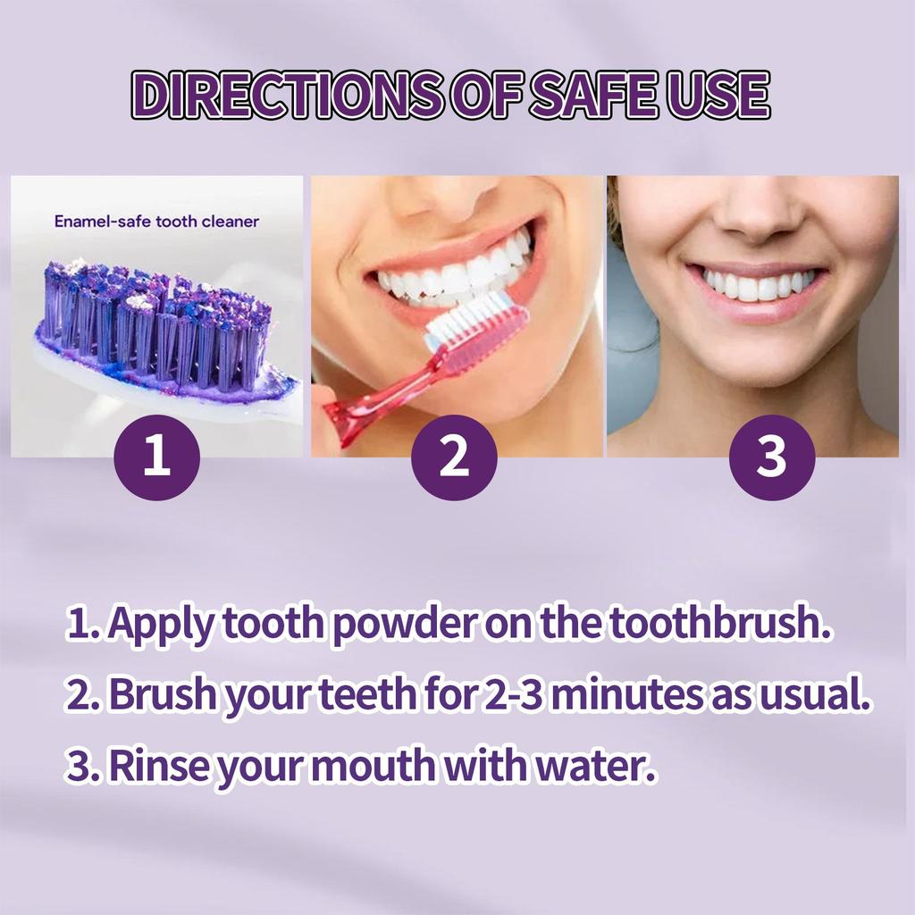 Порошок для отбеливания зубов обладает отбеливающим эффектом, эффективен при глубоких пятнах и может быстро отбелить чистящий порошок для зубов.