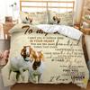 Letter Duvet Cover Set Love Vows Letter To Lover Letter Twin Bedding Set Couple Gift Lover Queen King Size Polyester Quilt Cover