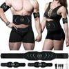 EMS Abdominal Muscle Stimulator Abs Trainer Toning Belt USB Recharge for Body Massage Belly Leg Arm Weight Loss Fitness Massager