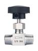 304 Stainless Steel High-Pressure Needle Valve, Male/Female Thread, Shut-off & Flow Control, 1/4 & 1/2 Inch