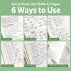 Wide Horizontal Lined Draft Notebook Thick Cream Paper Practice Paper  Students