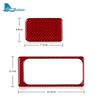 Real Soft Carbon Fiber Sticker For Volkswagen VW Golf 8 MK8 2020 2021 2022 2023 Co-Pilot Handle Frame Interior Trim Accessories