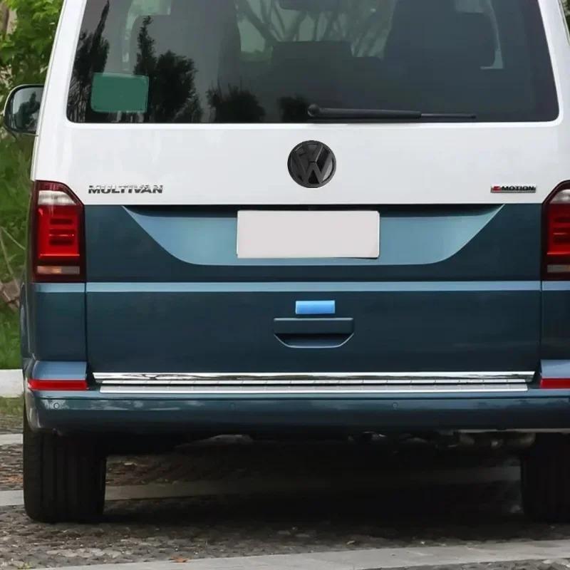 Горячий Комплект для Преобразования Передней Решетки и Логотипа Багажника Volkswagen Caravelle T6 2015-2021 из ABS Глянцевого Черного Цвета Замена Эмблем Авто Аксессуар