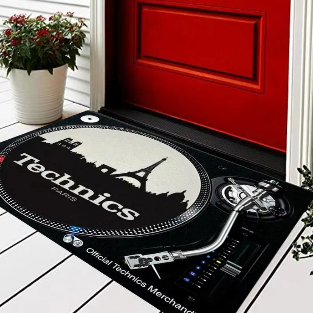 Классический и ретро дизайн Technics Коврик-дорожка для гостиной, спальни, Нескользящий мягкий ковер, Игровая комната, Входная дверь, Коврик