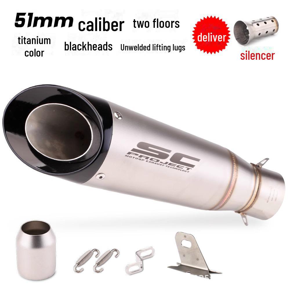 Ninja Z250/300/400 MT0709 R25/R3/R6 Street SC 2/3-Layer Motorcycle Exhaust Pipe