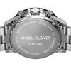 Мужские часы AngelClover, TIME CRAFT SOLAR NTCS44SBBK, Солнечная батарея, Водонепроницаемость 100 м, Минеральное стекло, Черный циферблат, Нержавеющая сталь