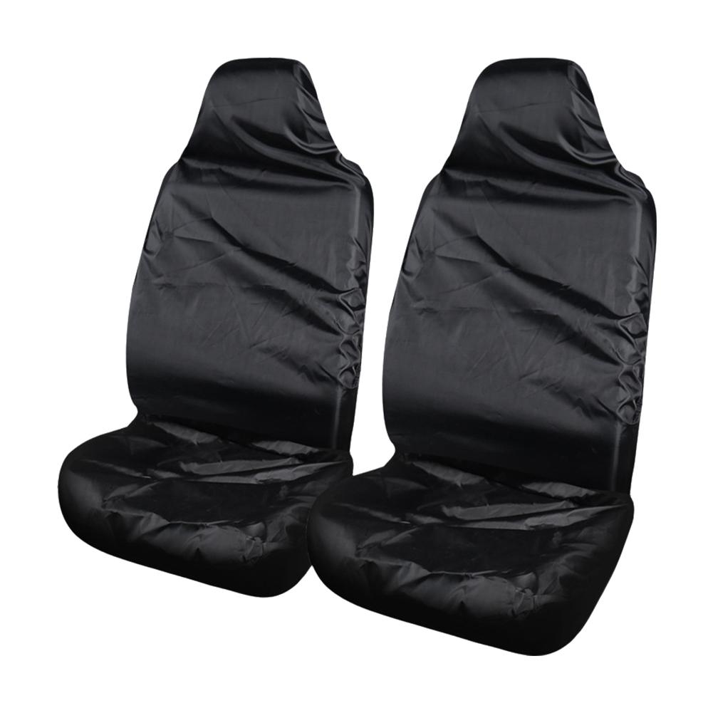Универсальный черный чехол для переднего и заднего сиденья автомобиля из полиэстера, чехол для сиденья автомобиля, внутренняя отделка, противообрастающая, водонепроницаемая, Prote B1D0