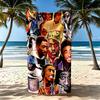 2pac Theme Beach Towel Soft Durable Quick-Dry Comfortable Lightweight Suitable for Sports, Travel, Swimming, Yoga, Bathroom, Beach, And Pool