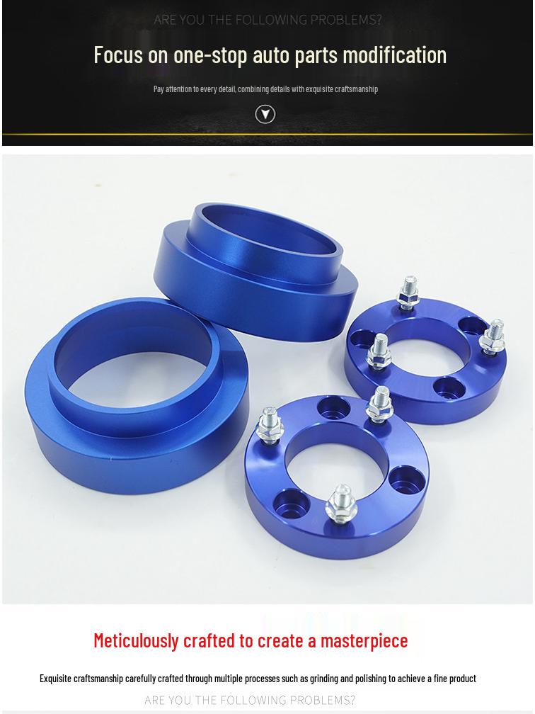 Комплект для лифта подвески 2 дюйма для бездорожья Haval H9 & Tank 300/500 (Передние и задние фланцевые проставки)