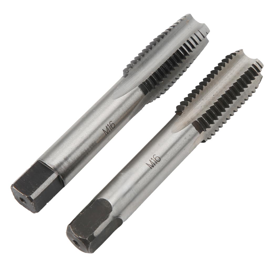Метчик ручной M16 Сверло Прямая канавка Углеродистая сталь Резьба для дерева Пластика
