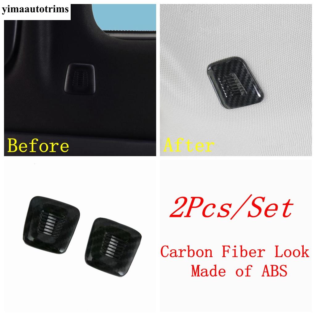 Gear Panel / Dashboard Frame / Window Lift /Navigation Strip Cover Trim For BMW X3 iX3 X4 G01   Carbon Fiber Accessories