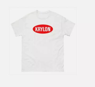 Krylon Логотип Футболка Топы футболки Мужская Женская Граффити аэрозольная краска футболка