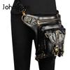 Moto & Biker Waist Bag For Women Punk Fashion Multifunctional Belt Bag Pu Leather Retro Small Shoulder Bags