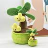 New Style of Green Pine and Coconut Plush Potted Plants, Fashionable and Cute Fun Ornaments