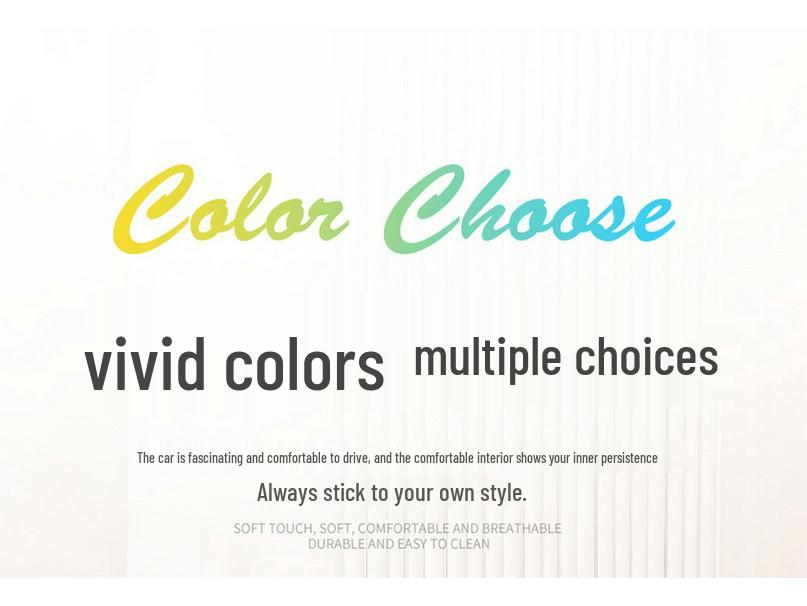 Wuling Qingkong Car Seat Cushion - Fully Enclosed Cartoon Design for All Seasons, Tailored Fit for Electric Vehicles