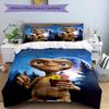 3pcs E-ET1 Design Cover Set - HD Printed Bedding with 1 Cover and 2 Pillowcases - Perfect for Home and Dorm Decor
