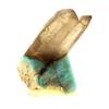 Stones and Minerals. Amazonite + Smoky Quartz. 671.5 Ct. Konso, Ethiopia..