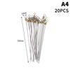 Fishing Bearing Swivels 20Pcs Corrosion Resistant Long Pole Fishing Connectors Practical Tackle for Saltwater Sea Fishing