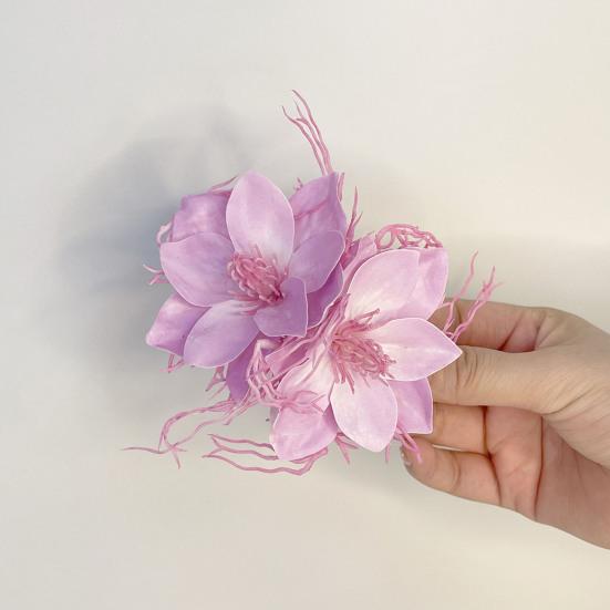 Заколка для волос в пляжном стиле, гавайский, богемный, цветочный аксессуар для волос, универсальный дизайн, удобный боковой зажим для волос