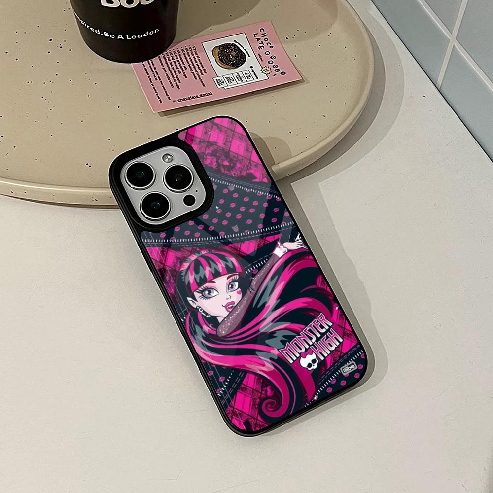 Чехол для телефона M-Monsters-H-High Anime для Iphone 17 16 15 14 Air 13 12 11 Pro Max Mini Plus Fundas Чехол PC+TPU