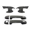 Cars Accessories Door Bowl Handle Cover For Toyota C-HR 2017- Carbon Fiber Silver Car Decoration Styling Upgrade