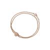 И Ко. Коллекция Tiffany T Браслет на двойной цепочке из розового золота 18 карат с бриллиантами Женский браслет GRP10624
