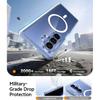 Suitable for Samsung ZFold8Ultra folding phone case, flip7 full-cover transparent magnetic hinge protective case
