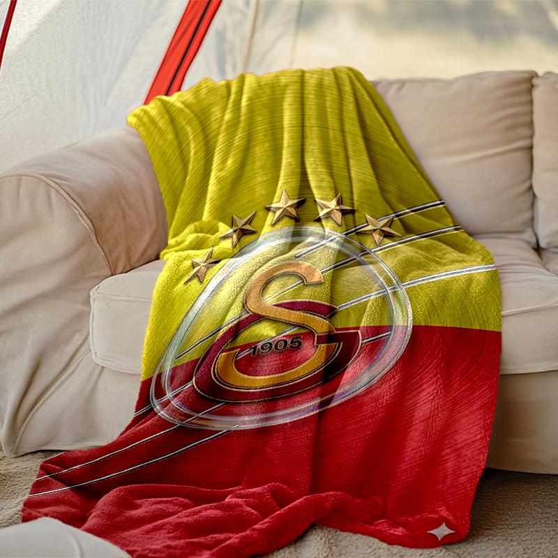 Galatasaray SK Blanket, Valentine's Day, Halloween, Thanksgiving Gift Blankets, Home Blanket for Bed and Couch Use
