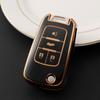 New TPU Flip Car Key Fob Case Cover for Chevrolet Cruze Impala Camaro Garna Equinox Volt Yakista AVEO Impala GMC Terrain Keychain