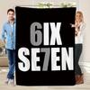No. 67 Printed Blanket - Soft Flannel Bedspread with Number Pattern, Comfortable Bedspread Suitable for All Seasons As a Gift