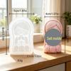 Praying Girl Heart Silicone Candle Mold for Statues and Ornaments