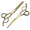 6" Fire Craftsman Mei Mei Black Hairdressing Scissors - Flat Cut & Thinning