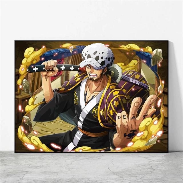 Poster and Printmaking Integrated Luffy Ace Sabo Bedroom Wall Decoration Classic Modular Painting
