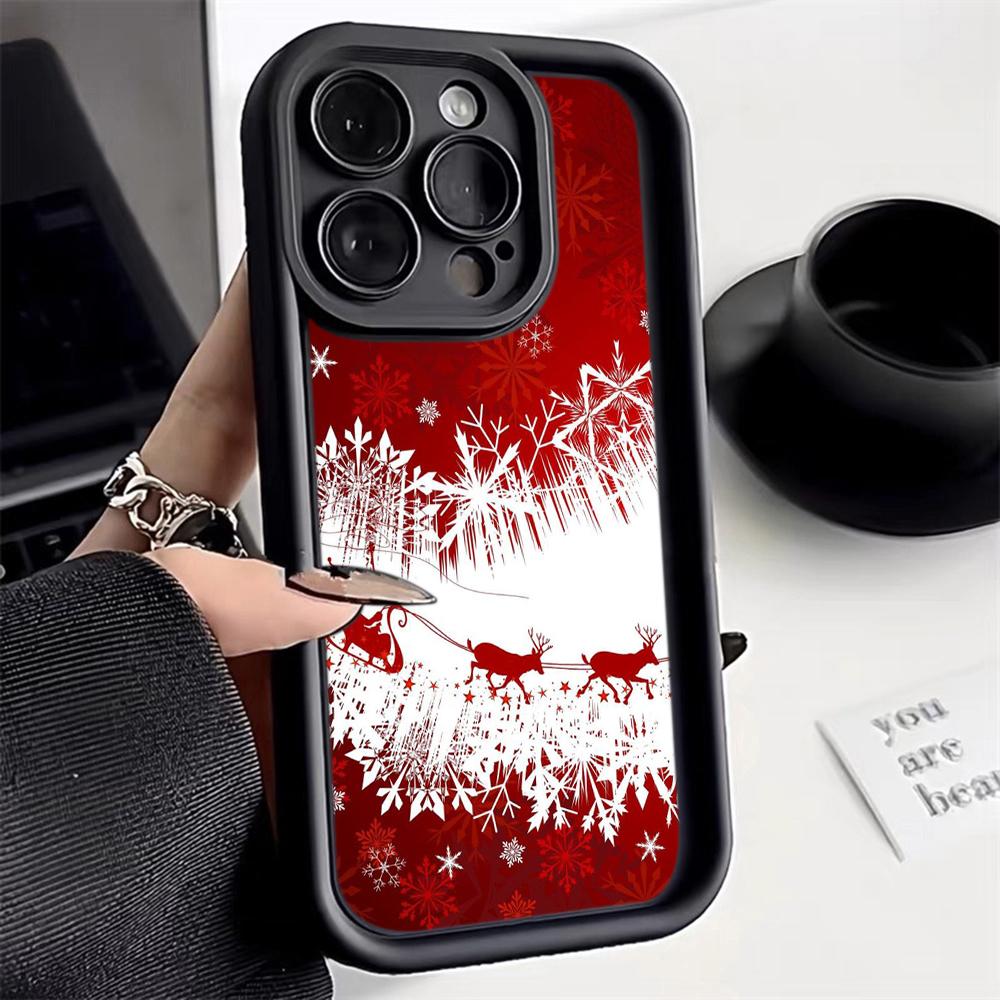 Мягкий чехол Sky Eye Ladder для Xiaomi 14T Redmi 12c 13c 14c Note 11 12 13 Pro 11s 12s Все модели Xiaomi Redmi Чехлы для телефонов NY37 Новый год Счастливого Рождества