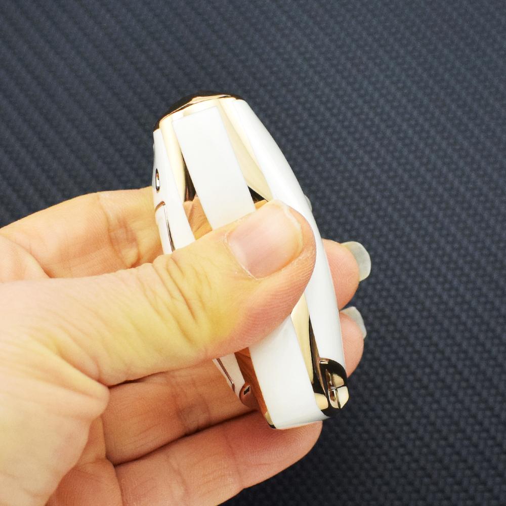 Чехол для автомобильного ключа из ТПУ для VW Golf 7 MK7 VII Tiguan Polo Skoda Octavia A7 Kodiaq Seat Ateca Leon с 3 кнопками