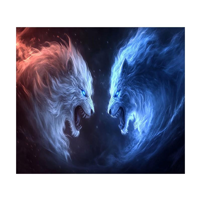 Modern Artistic Wolf Tapestry Wall Hanging Bedroom Living Room Decor 100% Digital Print 130x150cm Or 150x200cm