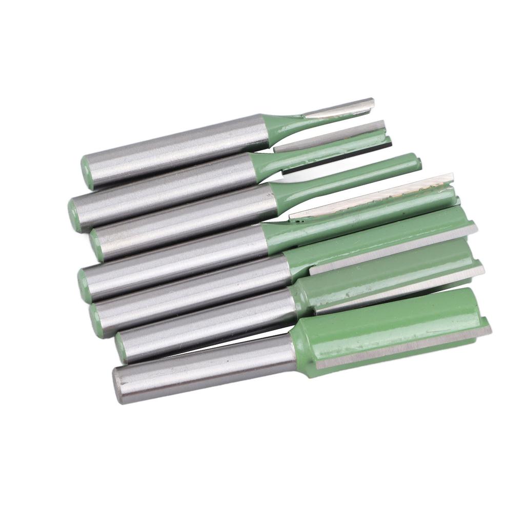 Набор прямых фрез 7 шт. хвостовик 14 фрезерный набор твердосплавные инструменты для деревообработки с ящиком для хранения