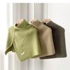 Warm Fashion Shawl Slit Turtleneck Women Winter Scarf Shoulder Wrap Thickened Solid Color Oversized Capelet Ponchos