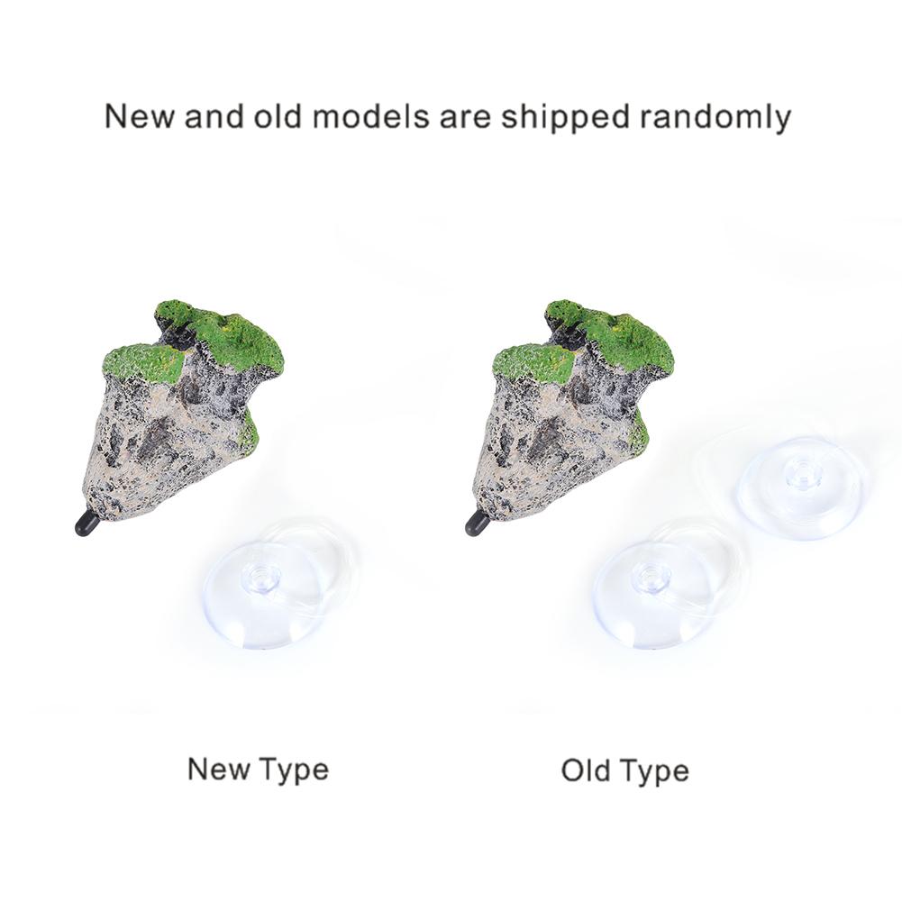 Аквариумный аквариум Плавающие камни Орнамент Пейзаж Мох Подвесной камень Украшение Маленький