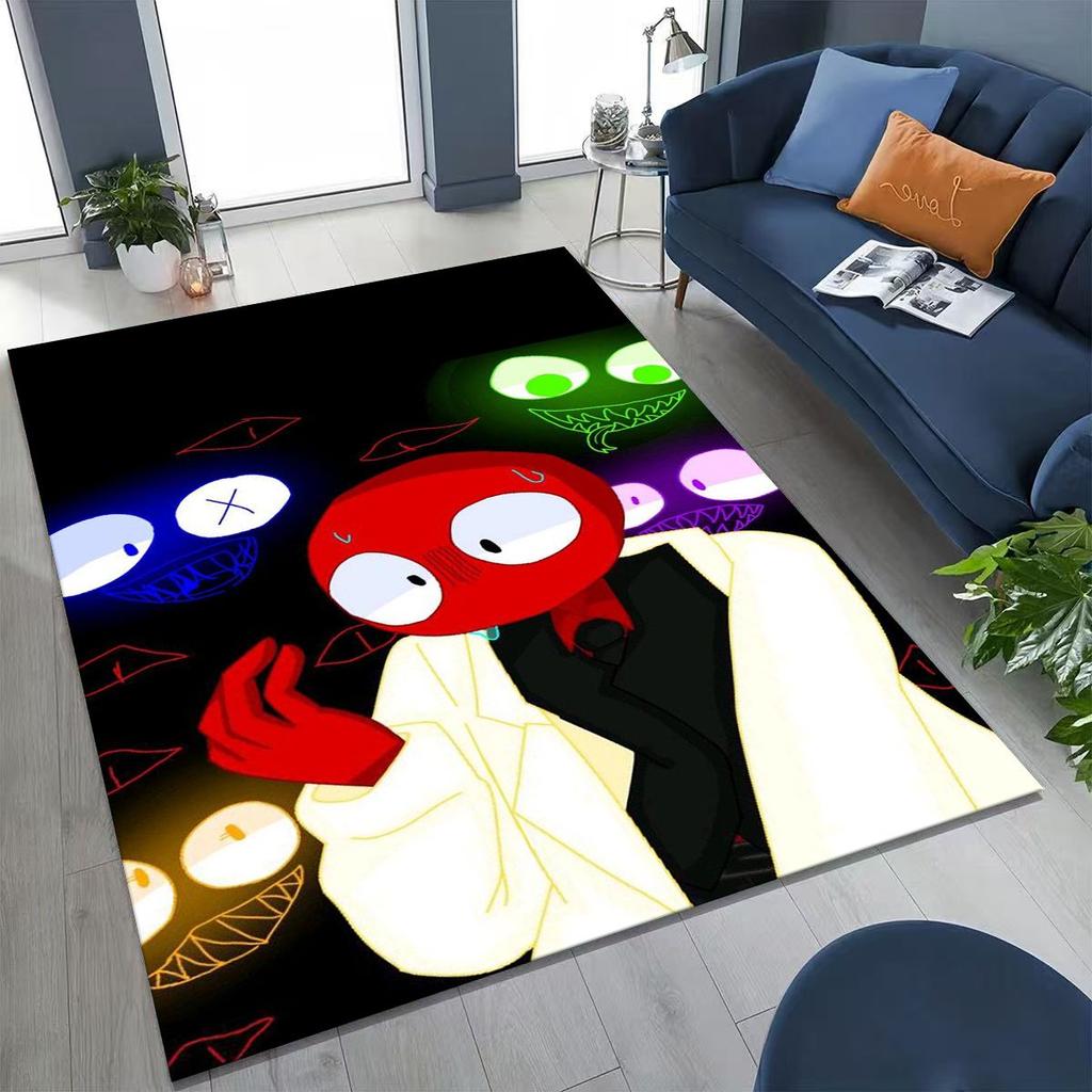Игровой 3D ковер R-Rainbow F-Friends Мультяшный Арт для Спальни Гостиной Дивана Дома, Входной коврик, Большой Нескользящий коврик для детской игровой