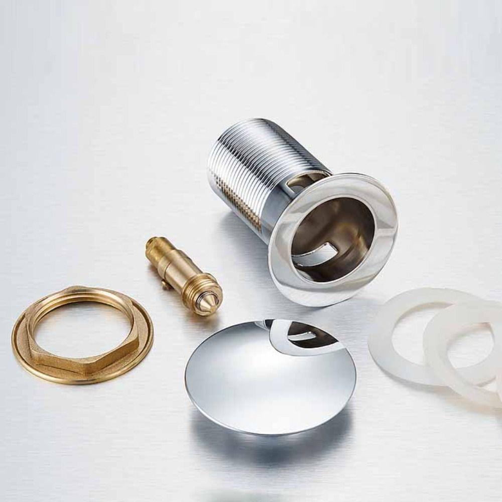 Waste Button Slotted Unslotted Basin Drain Device Bath Stopper Sink Strainer Basin Sink Tap