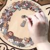 Wooden Animal Shaped Cat Puzzle 135 Pieces Long Lasting Precise Toy Wood Jigsaw Puzzles for Cat Lovers Family Friends Home Decor