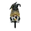 Gnome Garden Stake Graduation Decorations 2023 Yard Signs Acrylic Yard Stakes Outdoor Lawn Ornaments Graduation Party