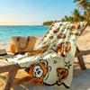 Garfield Beach Towel Soft Durable Quick-Dry Comfortable Lightweight Suitable for Swimming, Gym, Camping, Yoga Vacation