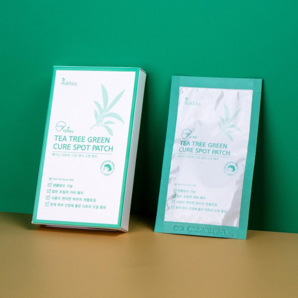 Rokkiss Tea Tree Green Cure Spot Patch 120 Pack